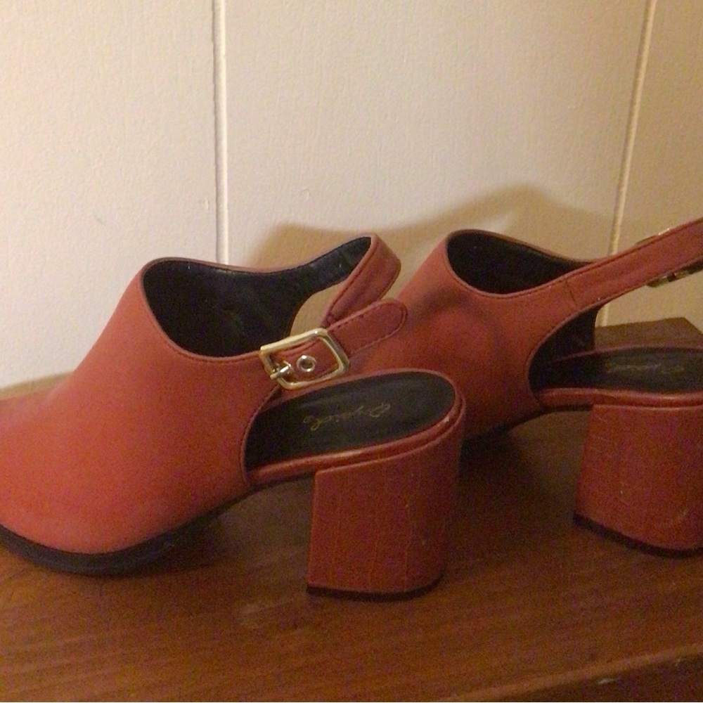 Heeled Slingback Booties